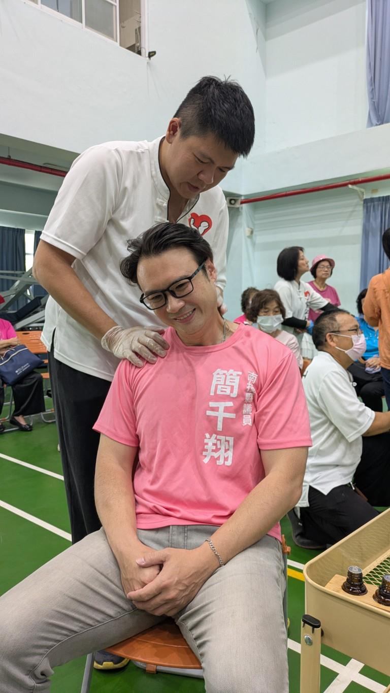 社團法人南投縣雷公山經絡調理協會,【深耕南投】簡千翔議員攜手雷公山！營北國中「義診、義剪、美甲」愛心大集合